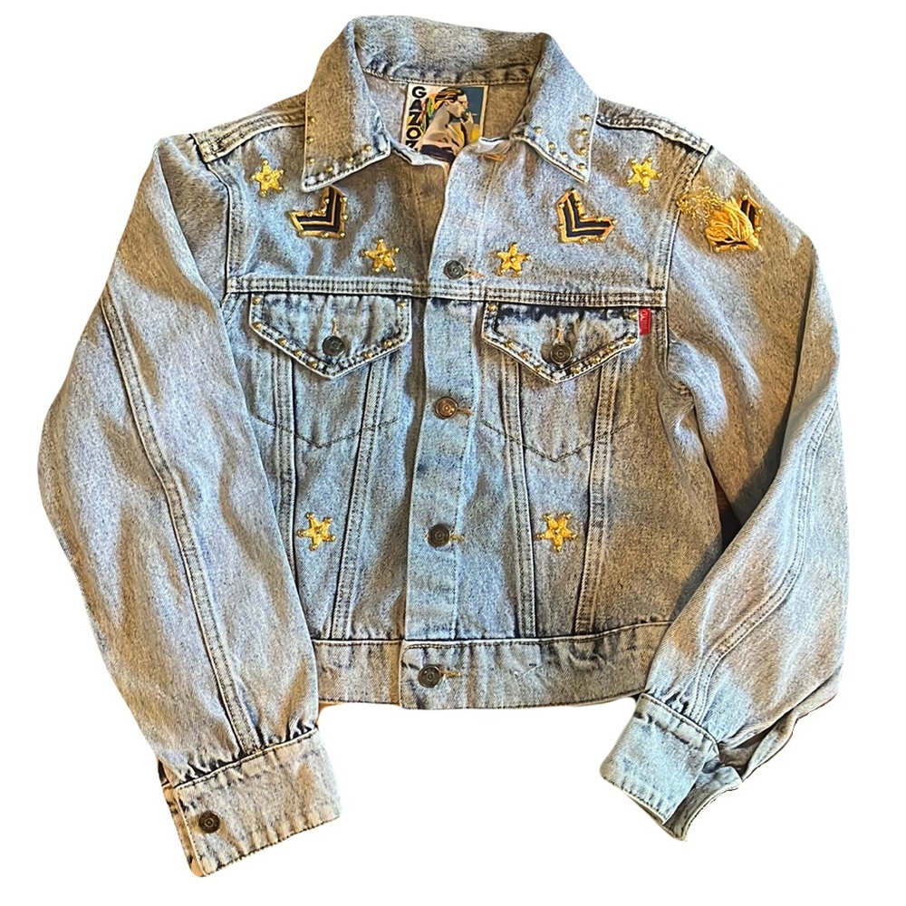 Gazoz Patches Jean Jacket size Small